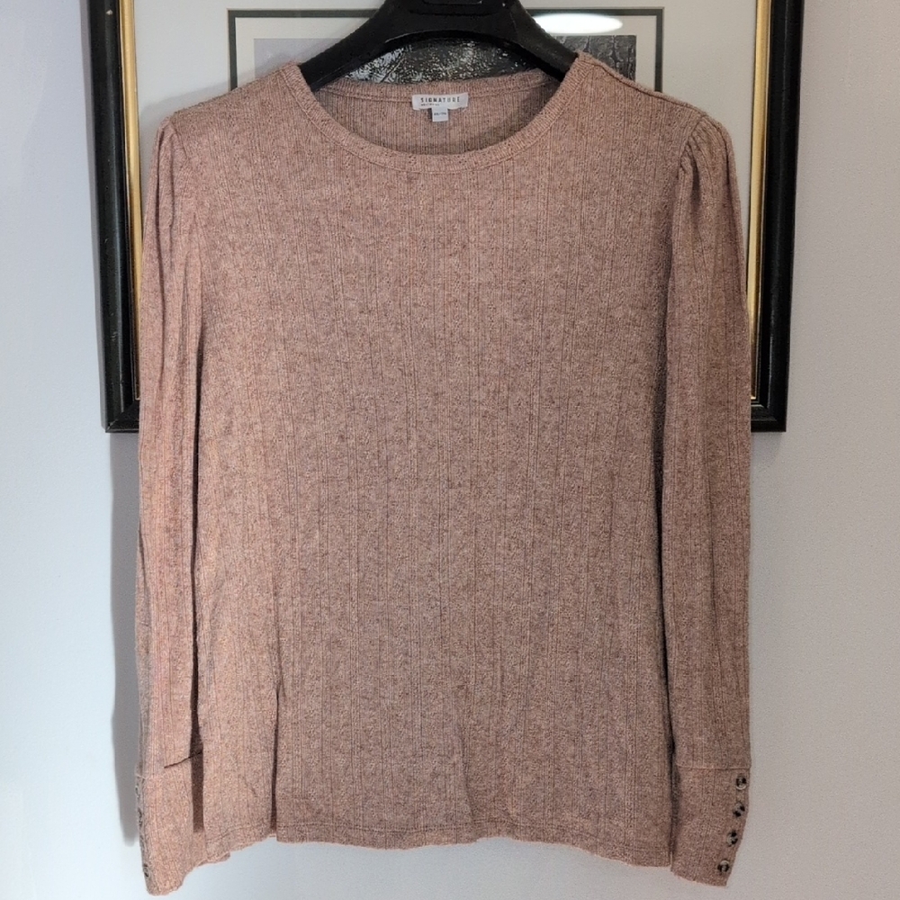 Reitmans Women's Long Sleeve Top - Brown